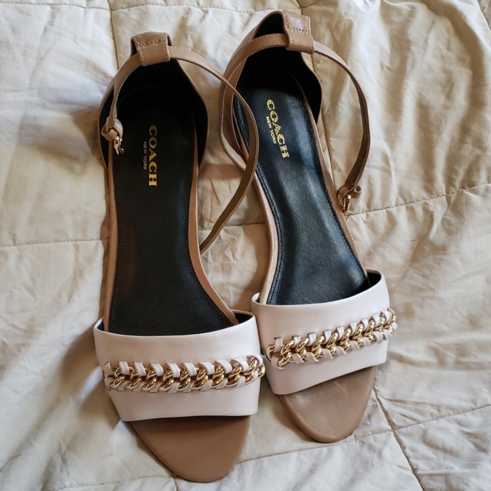 Coach Ivory Tan Seabreeze Sandal